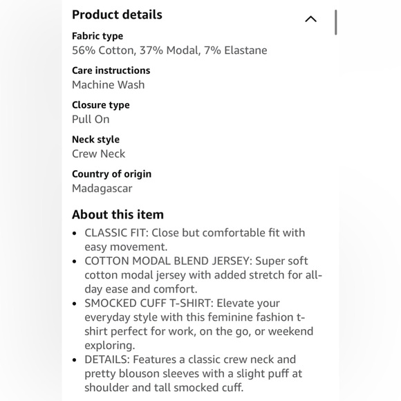 ✨3 for $20✨ New Amazon Essentials Mustard Long Sleeve Women's Top Medium - Picture 2 of 6